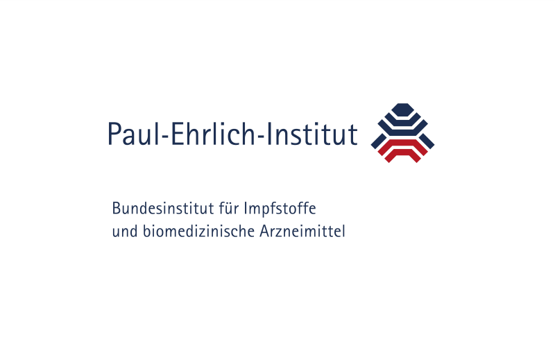 rot blaues Symbol Logo des Paul-Ehrlich-instituts