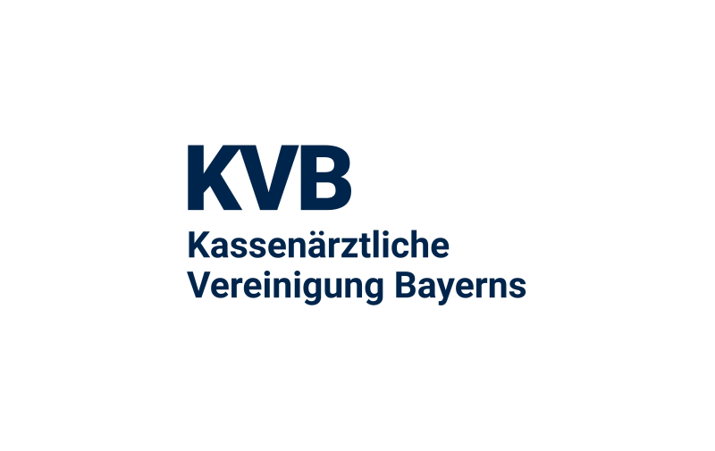 dunkelblaues Kassenärztliche Vereinigung Bayern Logo 