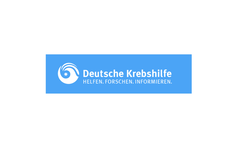 Blaues Deutsche Krebshilfe Logo