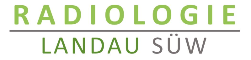 Radiologie Landau SÜW | Logo Logo Radiologie Landau SÜW in grüner und grauer Schrift