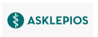 Asklepios Klinik Logo Asklepios Klinik Kandel in türkis mit Äskulapstab