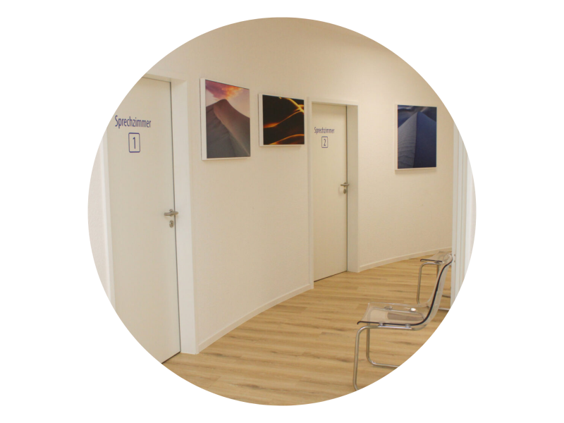 Sprechzimmer der Praxis Brinkum