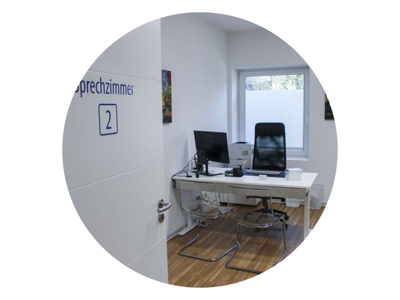 Sprechzimmer der Praxis MVZ Nord