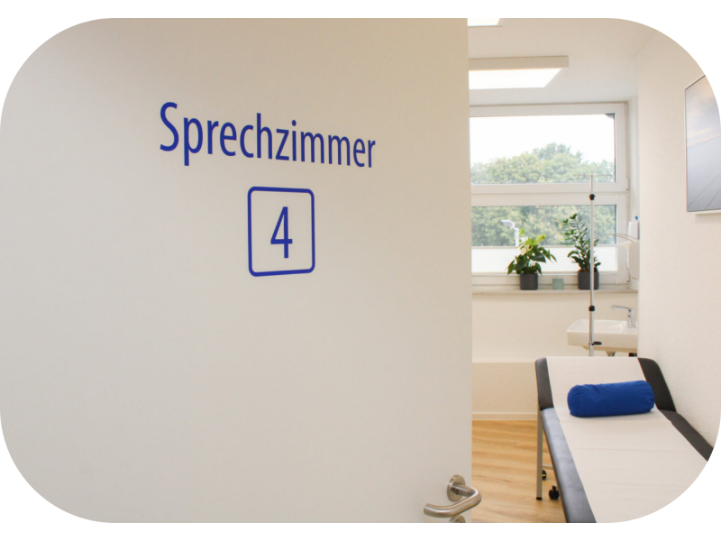 Sprechzimmer der Praxis Brinkum