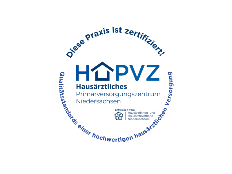 Zertifikat des hausärztlichen Primärversorgungszentrums Niedersachsen