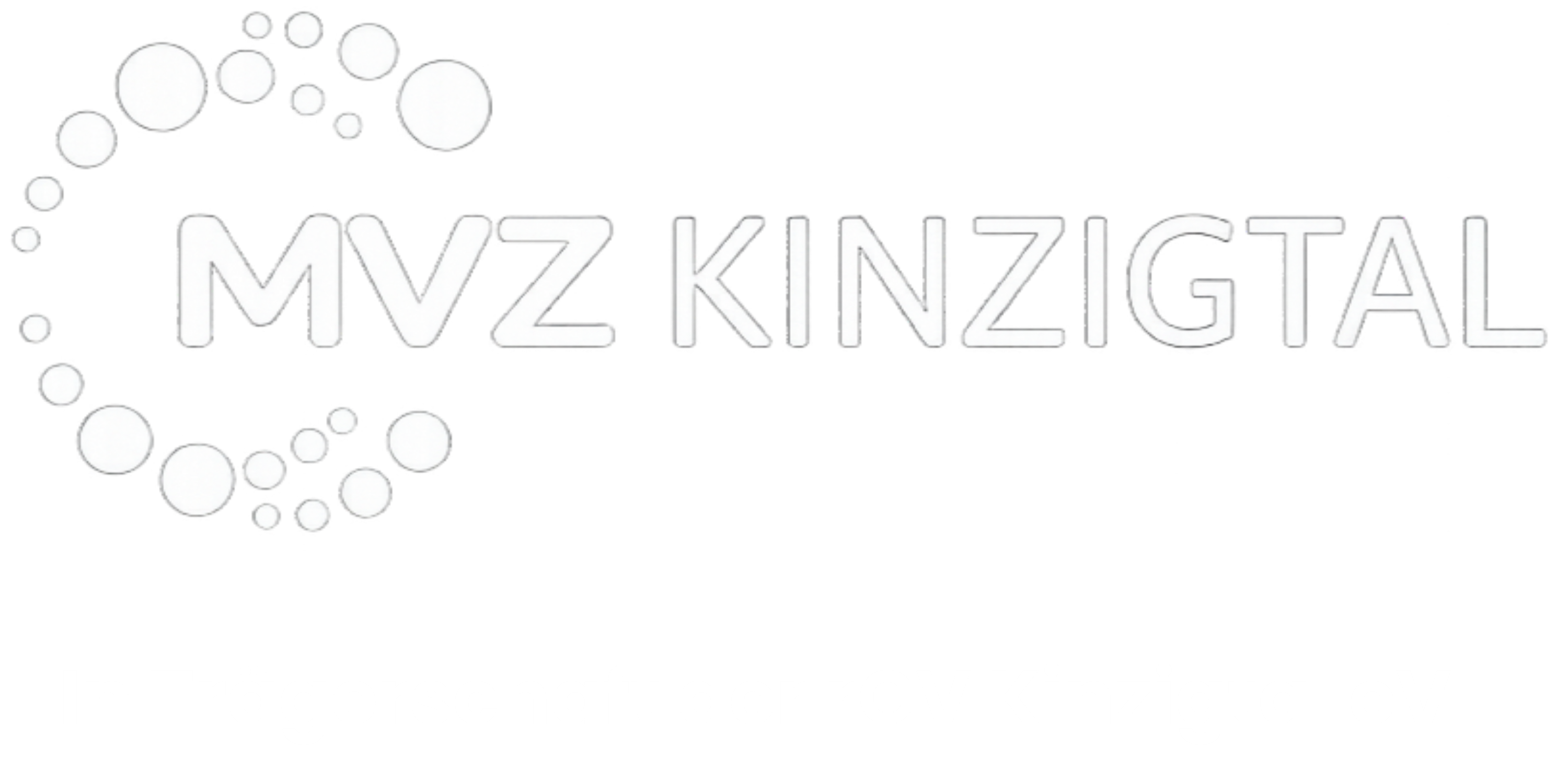 Logo MVZ Kinzigtal in Weiß