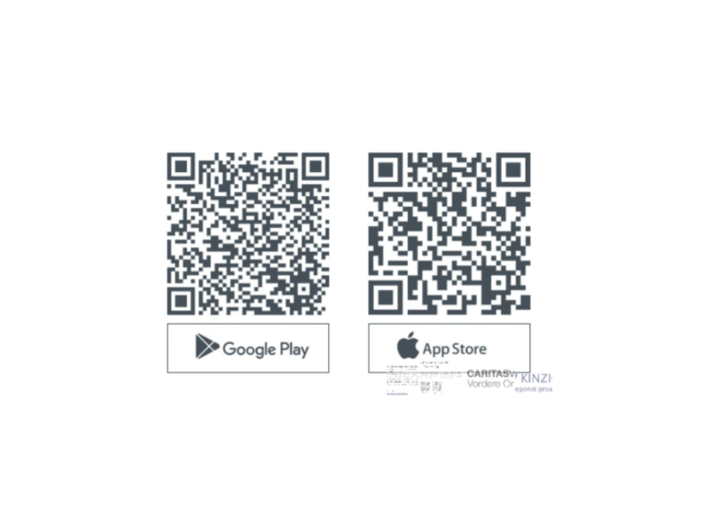 QR-Codes für die App Hilfe zur Selbsthilfe