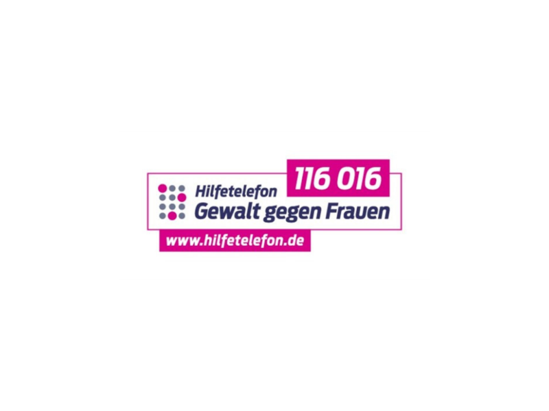 Logo Hilfetelefon Gewalt gegen Frauen