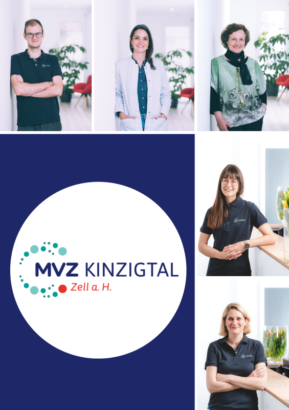 Collage vom Ärzteteam Zell a.H.