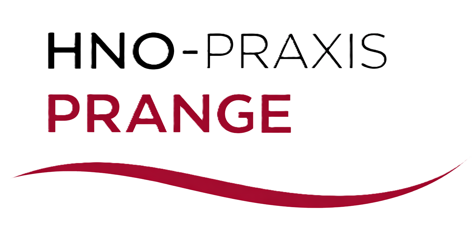 HNO-Praxis Logo in schwarz-rot