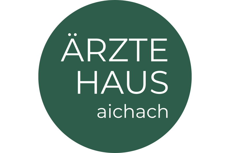 Grünes rundes Logo