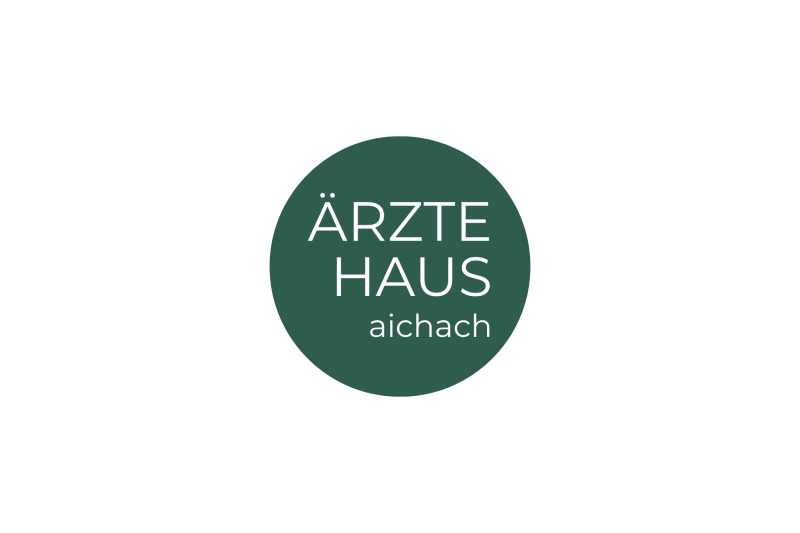 Grünes rundes Logo