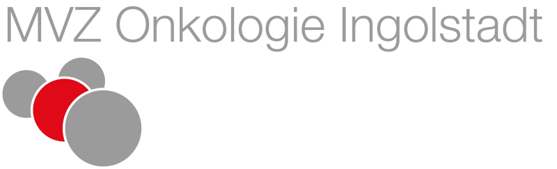 Logo MVZ Ingolstadt mit 3 grauen und 1 roten Kreis ineinander