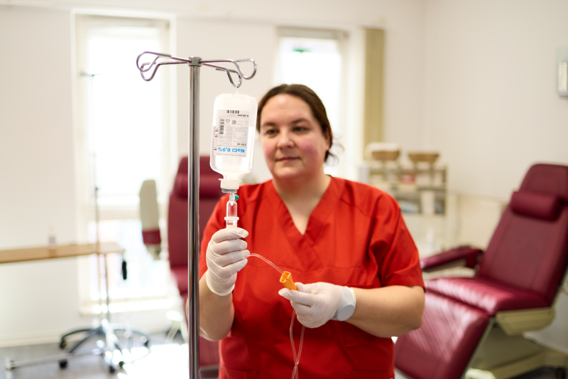 MFA mit Infusionsbeutel 