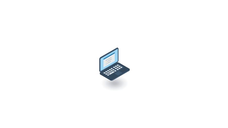 Icon eines Laptops
