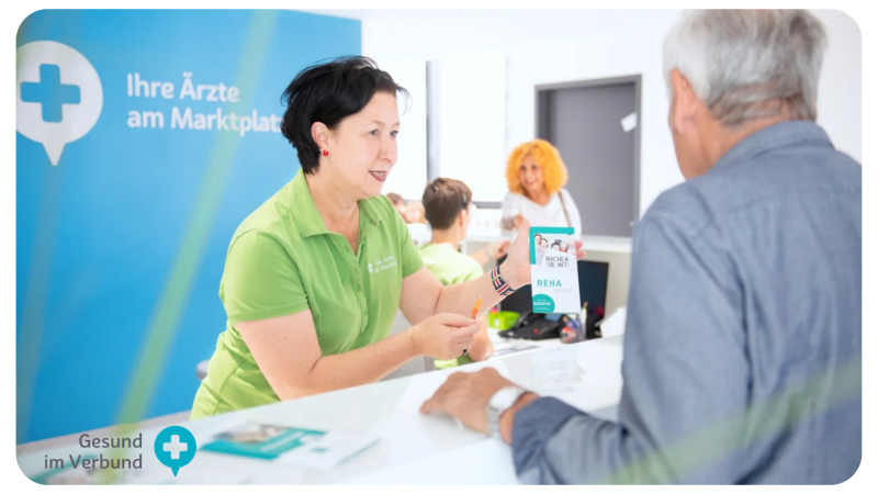 Empfang von Gesund im Verbund