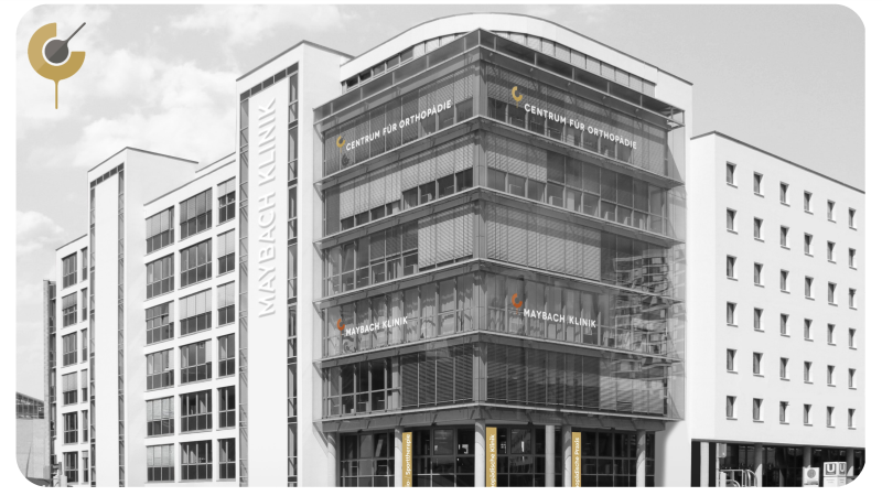 Gebäude der Maybach Klinik von außen