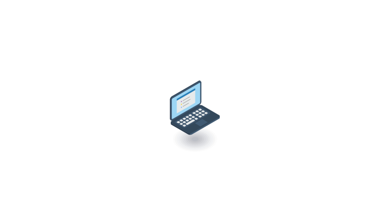 Icon eines Laptops