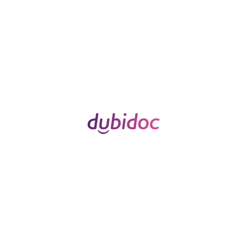 violettes Logo von dubidoc