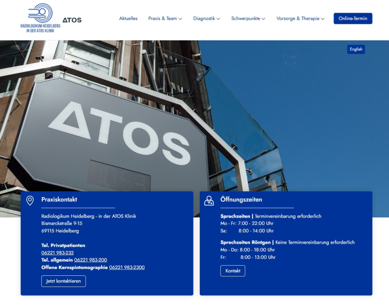 neue Website Screenshot