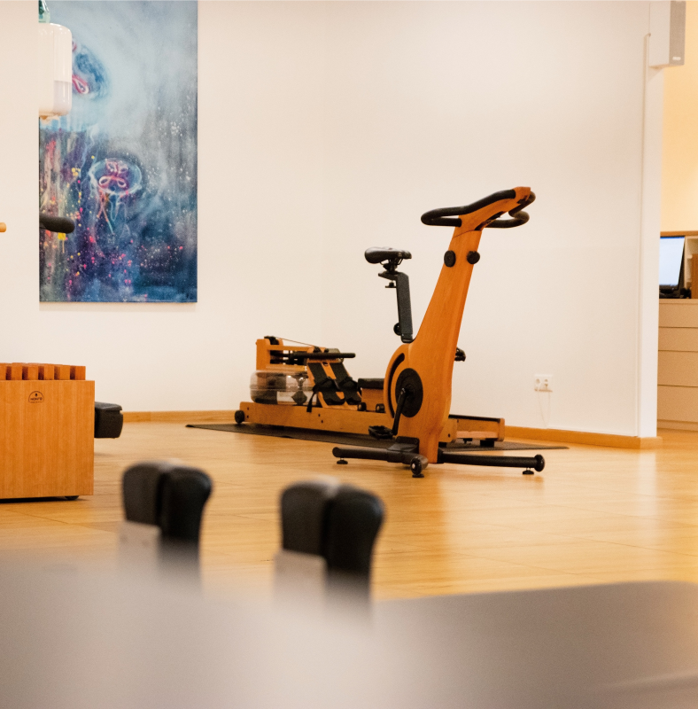 Trainingsbereich Trainingsbereich mit Ergometer