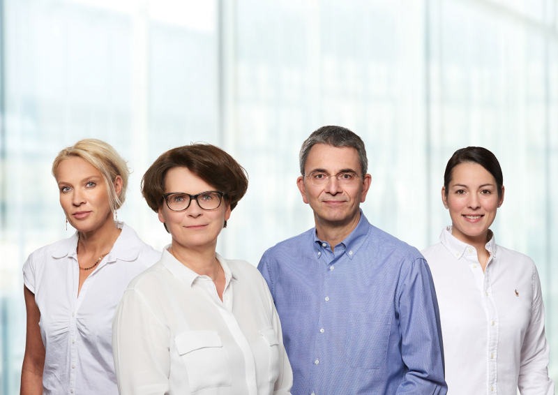 Teamfoto Ein Foto der Ärzte in der Berz Praxis